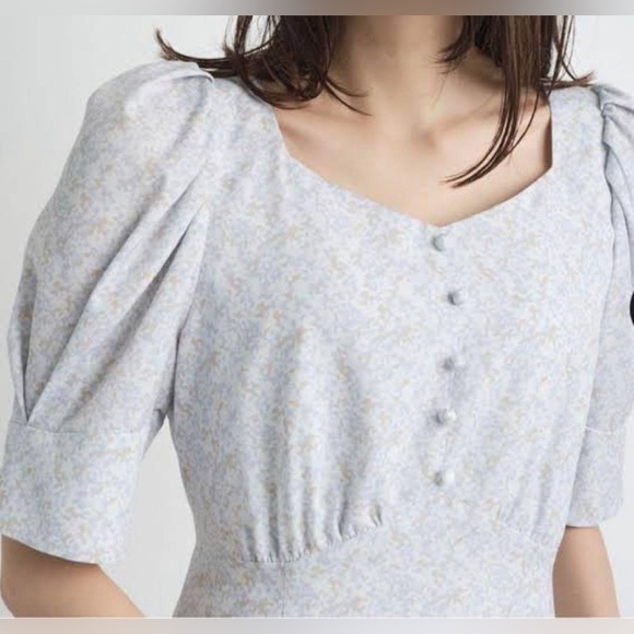 Jusglitty floral tea dress Japanese brand - Picture 4 of 9